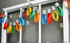 paper garlands in Christmas DIY decorations for kids bedrooms | lovelyspaces.com